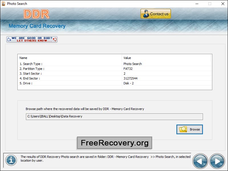 Memory card data recovery software restores deleted pictures audio video files