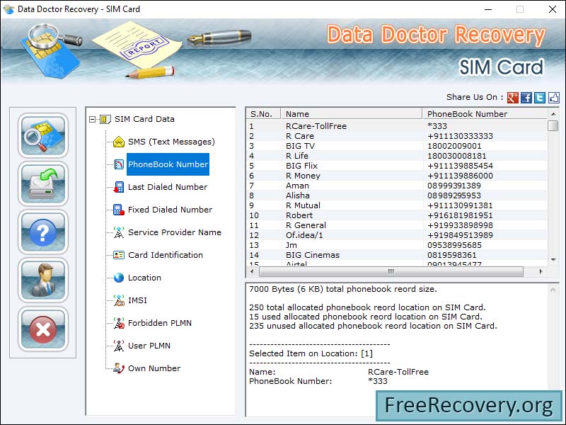 Recover Deleted SMS Messages