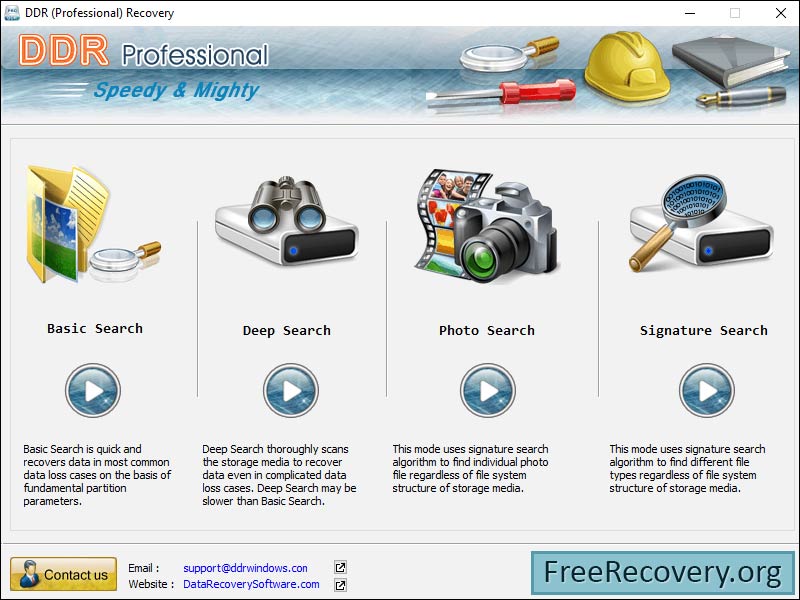 Professional Data Recovery Software screenshot