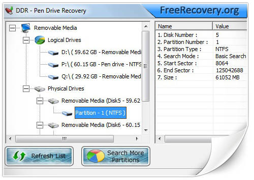 Pen drive data recovery software