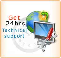 Get 24 Hours Technical Support