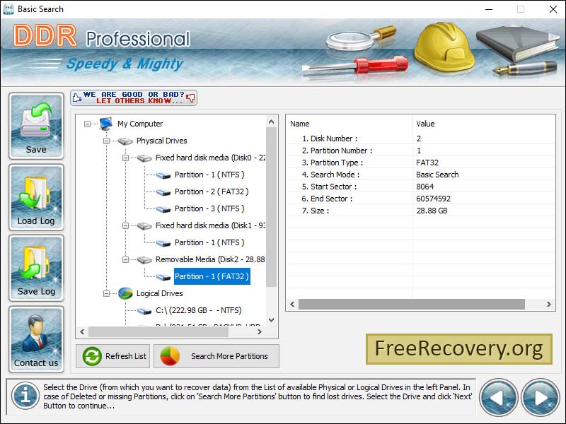 Free Recovery screenshot