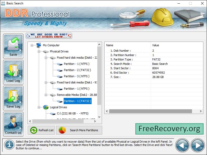 Free Recovery Software screenshot