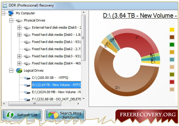 DDR professional data recovery software