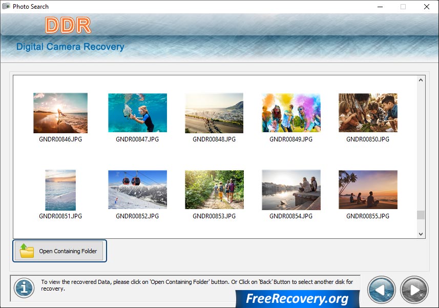 Digital Camera Data Recovery Software