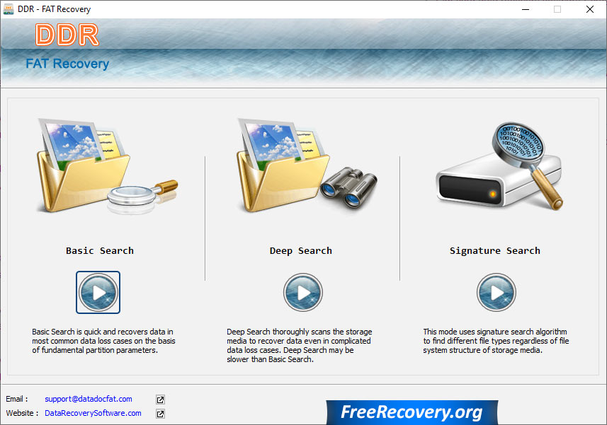 FAT Data Recovery Software