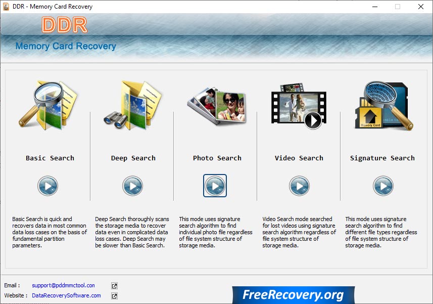 Memory Card Data Recovery Software