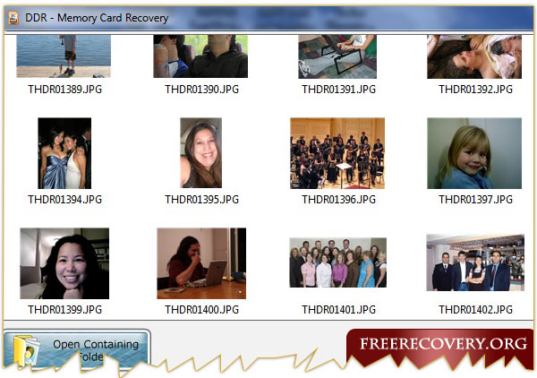 Memory card data recovery software