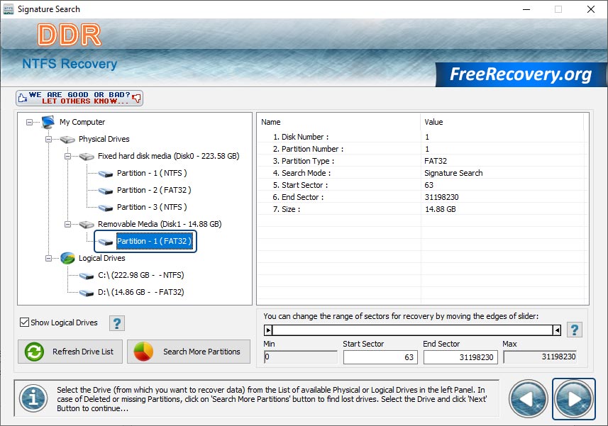 Select Partition
