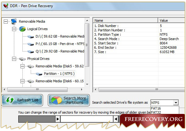 Pen drive data recovery software