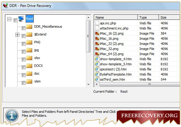 USB media data retrieval program