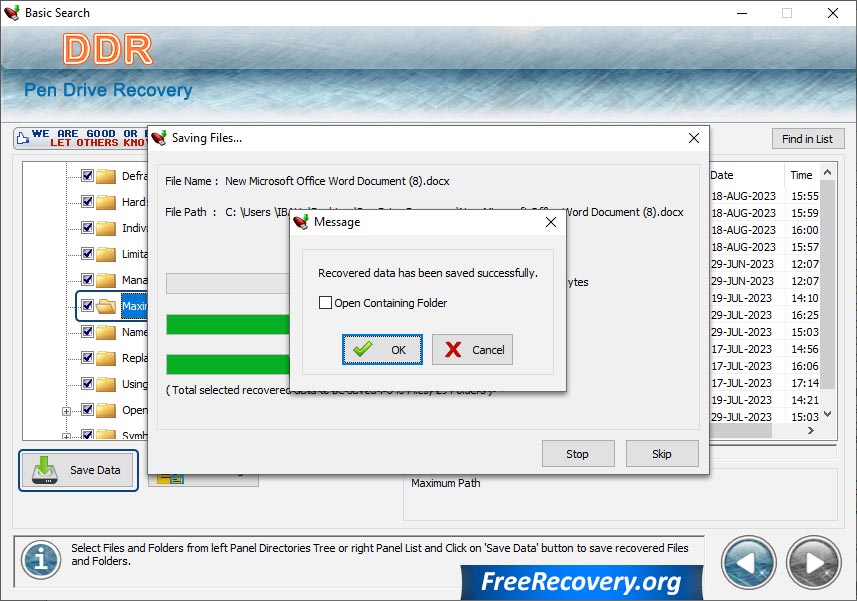Open Containing Folder