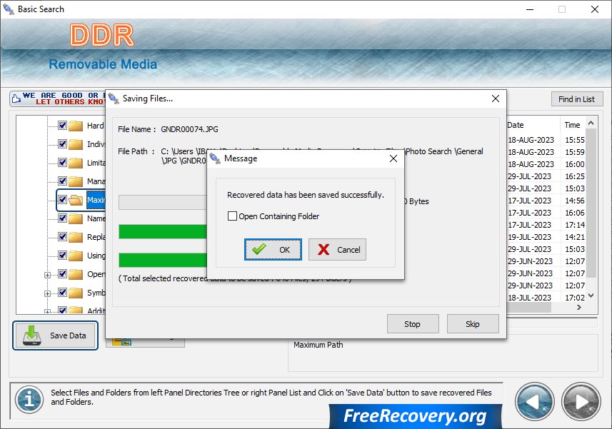 Removable Media Data Recovery Software