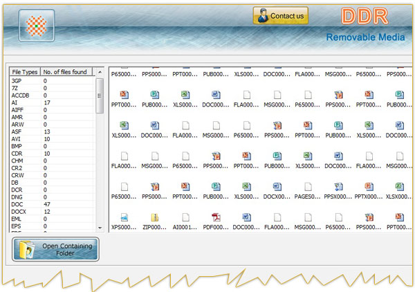 USB digital media data restore program